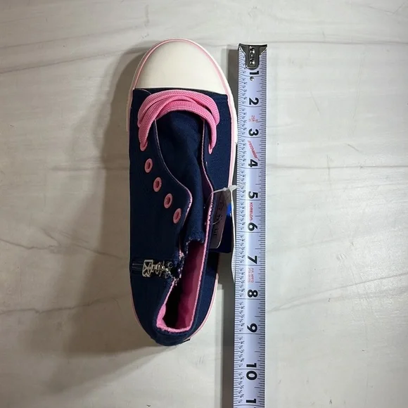Ten Ben Girl’s High Top Sneakers Blue/Pink sz 3.5 - Picture 6 of 8